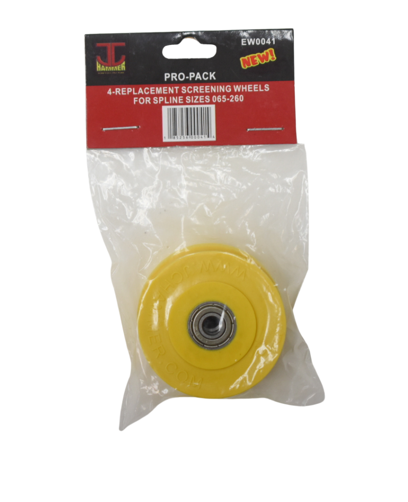 2 in. screening wheels pro pack 4-replacement wheels for spline sizes 065-260